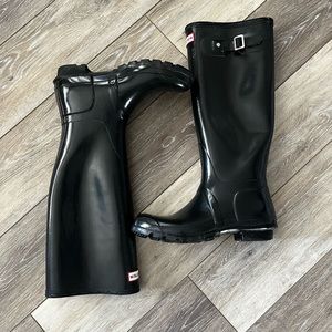 Hunter Tall Rain Boots Original Gloss 8F